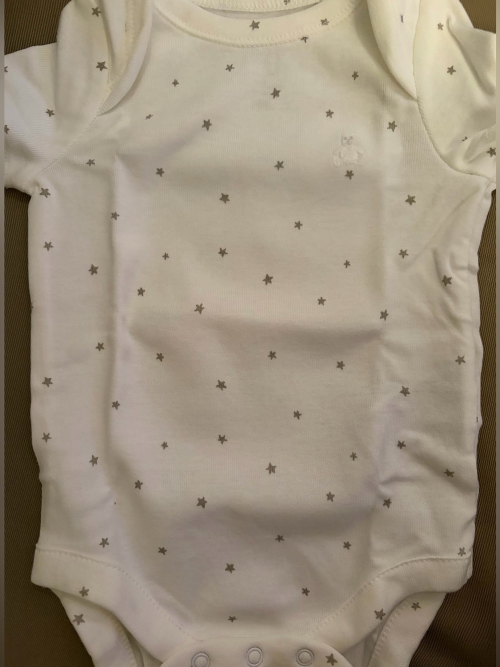 GAP-Baby First Favourite 3pk 100% cotton Short-Sleeve Bodysuits-size 0-3mth/grey - Picture 3 of 5